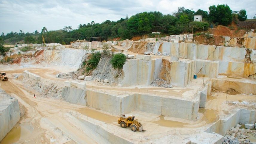Produção de rochas no Espírito Santo (Foto: Governo do ES/Divulgação)
