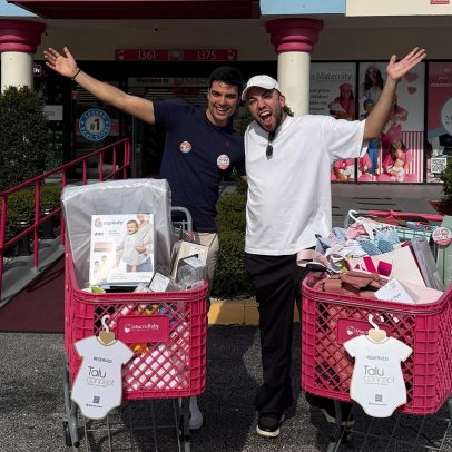 Lucas Rangel e Lucas Bley preparam enxoval do primeiro bebê nos Estados Unidos