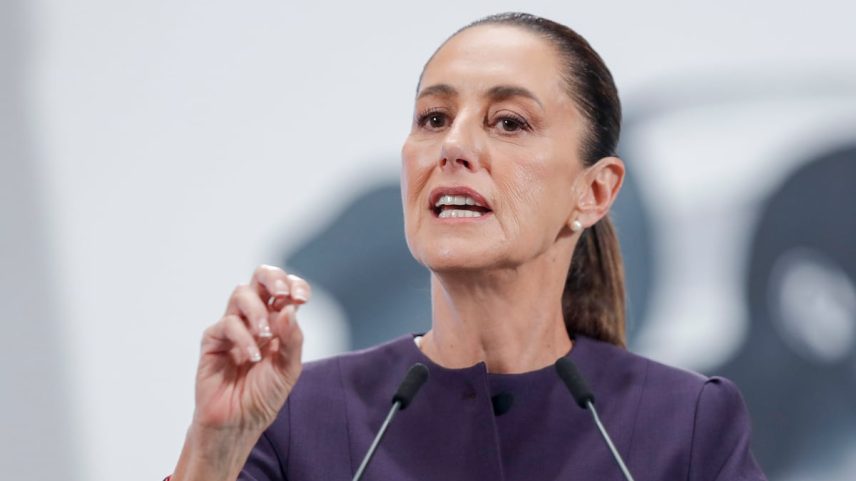 Claudia Sheinbaum na Cidade do México, em 16 de julho. (Foto: Isaac Esquivel/EFE)