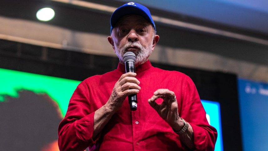 Presidente Lula participa da Cerimônia de abertura do 60º CONUNE – Congresso da União Nacional dos Estudantes em Goiânia (Foto: Brenno Carvalho / Agência O Globo)