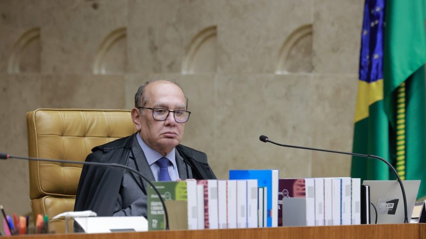 Ministro Gilmar Mendes, durante sessão do STF (Foto: Fellipe Sampaio/STF/11-06-2025)