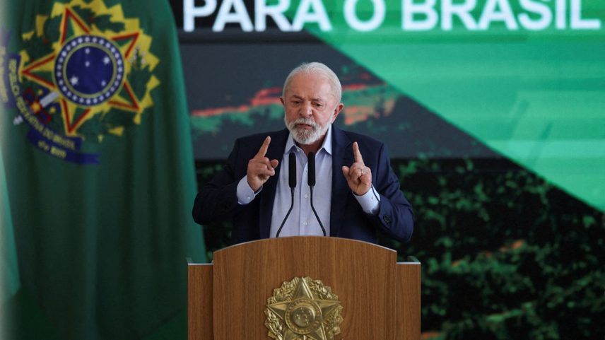 Lula durante evento no Palácio do Planalto (Foto: REUTERS/Adriano Machado)