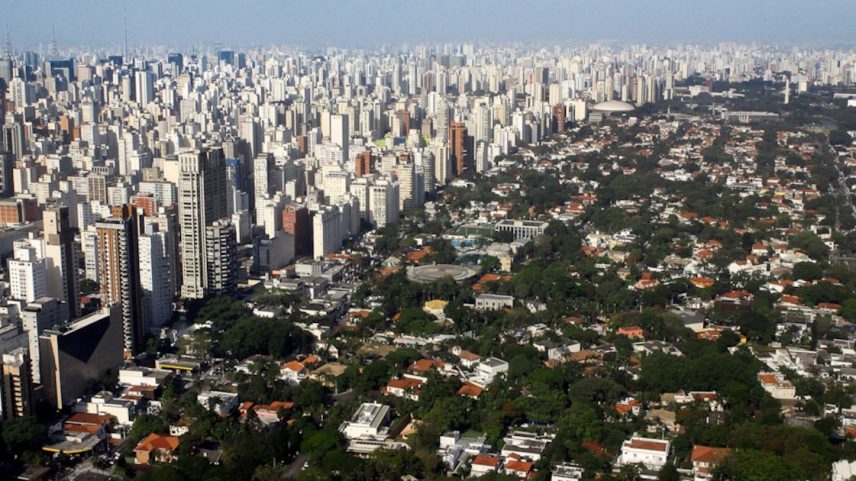 Vista aérea dos Jardins, em São Paulo: cenário macro dá impulso extra ao posicionamento interno da Zuk, líder do mercado de leilão de imóveis (Foto: Reprodução)
