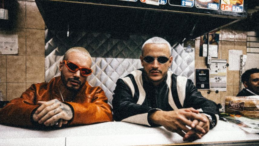 J Balvin e DJ Snake em 'Noventa' (Foto: Be The One Media)