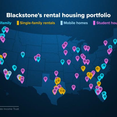 Blackstone investe na compra de imóveis para aluguel nos Estados Unidos