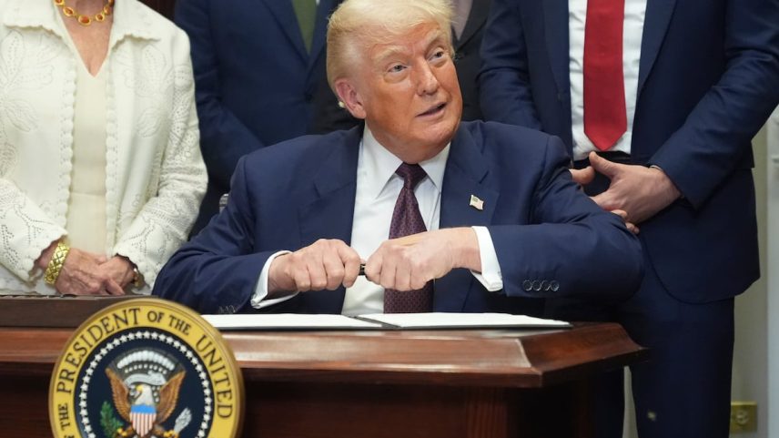 O presidente Donald Trump, este quinta-feira na Casa Branca. (Foto: Jacquelyn Martin/AP)