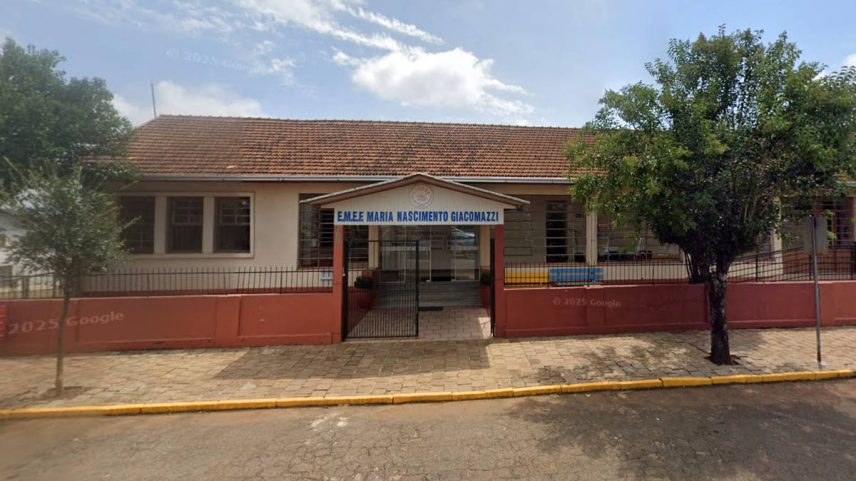 Escola Maria Nascimento Giacomazzi, em Estação, no Rio Grande do Sul (Foto: Reprodução/Google Street View)