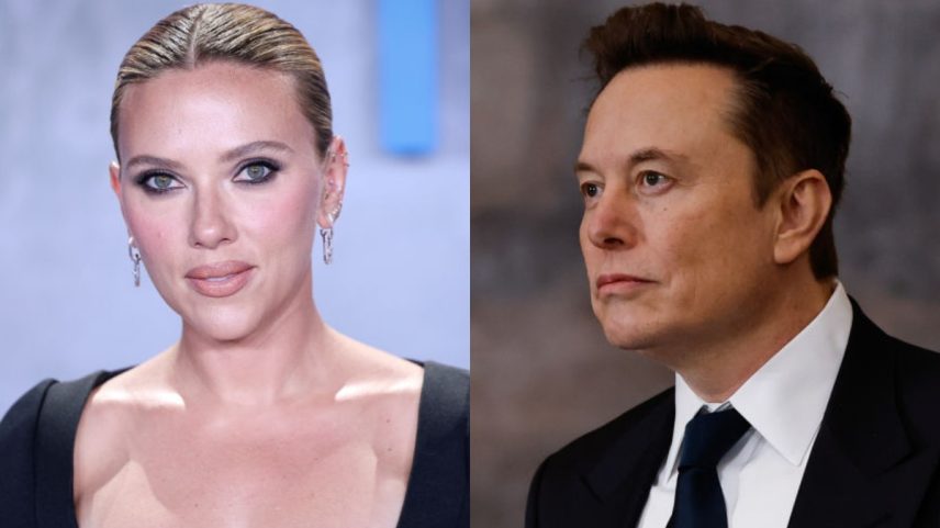 Scarlett Johansson e Elon Musk (Foto: Getty Images)