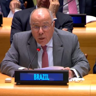 Mauro Vieira denuncia genocídio em Gaza e pede ação urgente da ONU