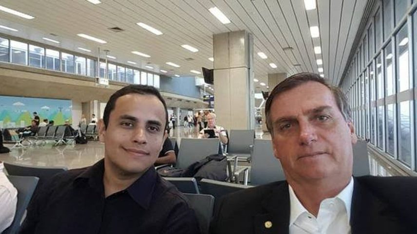 Tércio Arnaud Thomaz e Jair Bolsonaro (Foto: Reprodução)