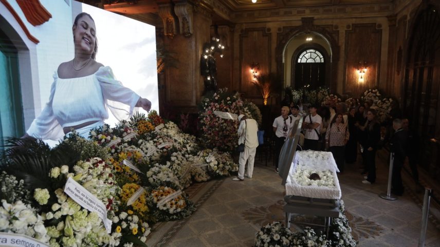 Velório de Preta Gil, no Theatro Municipal do Rio (Foto: Gabriel de Paiva / Agência O Globo)