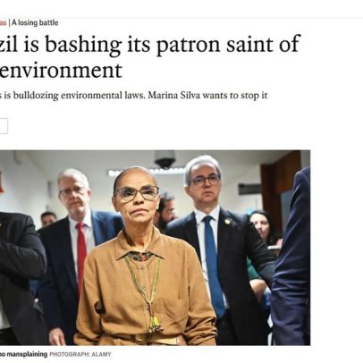 Congresso brasileiro ataca leis ambientais e Marina Silva é defendida na Câmara