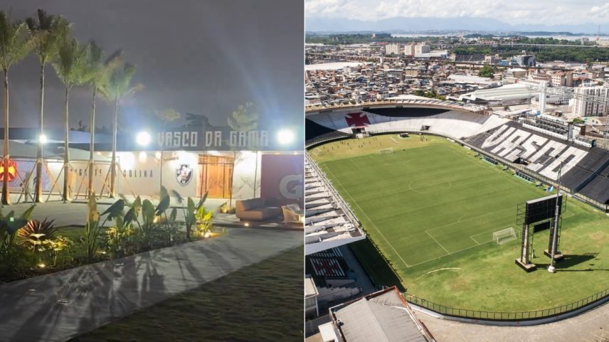 CT Moacyr Barbosa e São Januário (Foto: Reprodução e Brenno Carvalho)