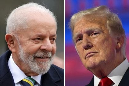 Lula e Donald Trump. Fotos: Brendan Smialowski e Patrick T. Fallon/AFP