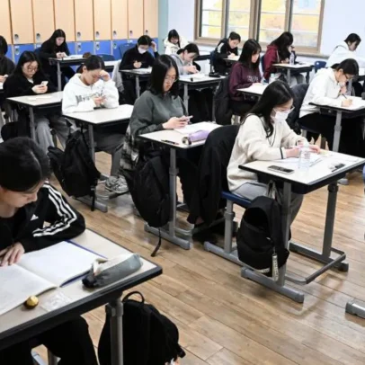 Professor e pai são presos na Coreia do Sul por roubo de prova escolar