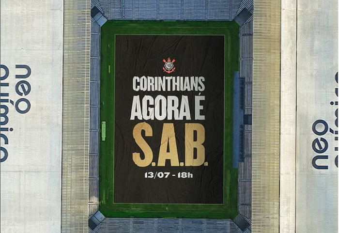 Na Globo, o anúncio que vai mudar o futebol brasileiro (Foto: Corinthians/Instagram/Reprodução)