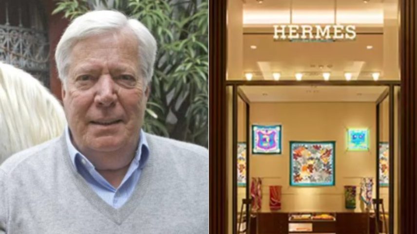 Aos 80, Nicolas Puech, herdeiro da Hermès, quer adotar jardineiro de 51 anos para deixar fortuna de R$ 56 bilhões (Foto: Reprodução)
