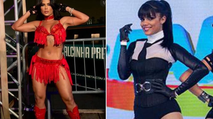 Influenciadora investigada por extorsão na Bahia dança para bandas famosas e já foi assistente de palco na TV (Foto: Reprodução/Redes Sociais)