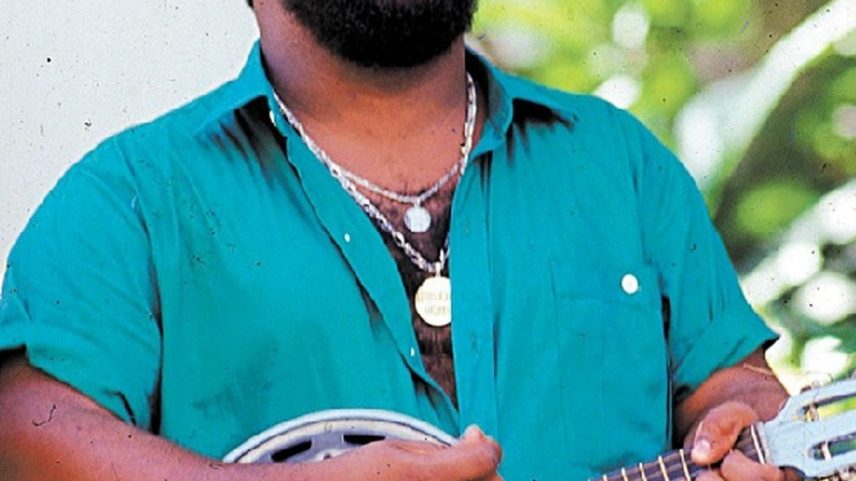 Arlindo Cruz nos tempos de Fundo de Quintal, na década de 1980 (Foto: Otavio Magalhães)