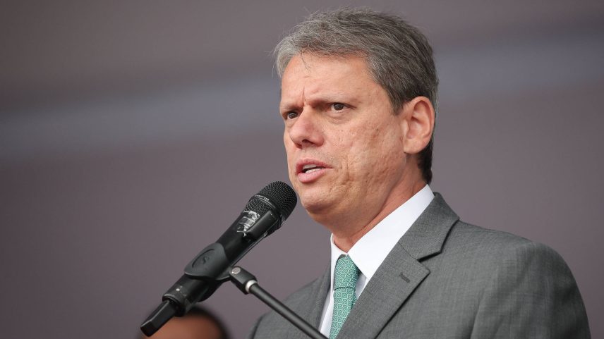 Governador Tarcisio de Freitas (SP) (Foto: Pablo Jacob - 16.jun.2025/Governo do Estado de SP)