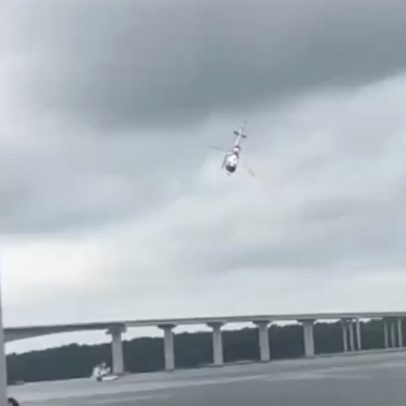 Helicóptero da polícia malaia cai durante exercício militar e deixa dois feridos