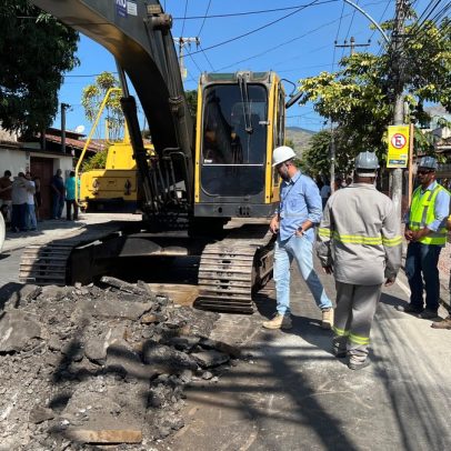 Prefeitura de Realengo inicia obras para combater enchentes na região
