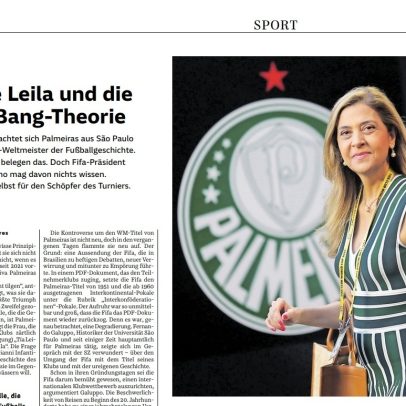 Leila Pereira atrai atenção internacional como presidente do Palmeiras