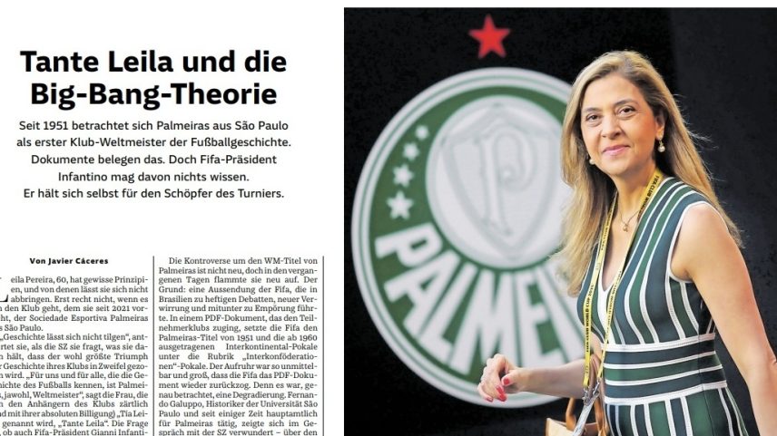 Leila Pereira e a Copa Rio (Foto: Reprodução)