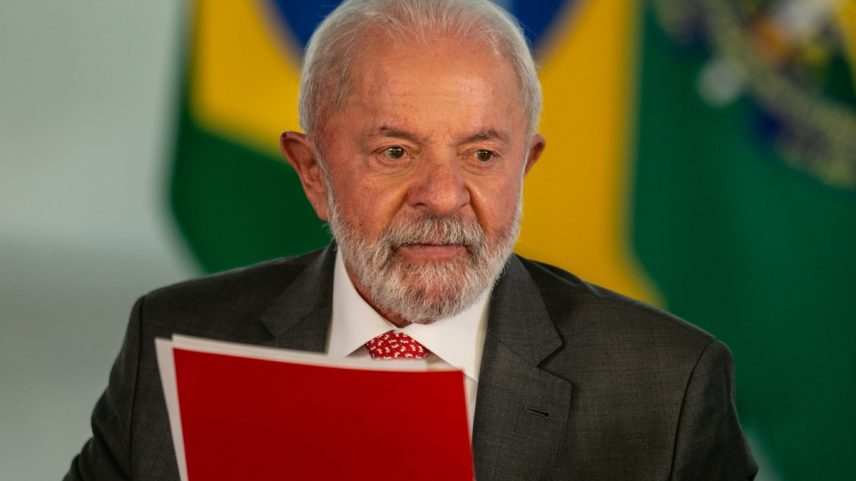 Presidente Lula no Palácio do Planalto (Foto: Brenno Carvalho / Agência O Globo)