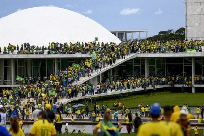 Atos golpistas de 8 de janeiro. (Foto: Marcelo Camargo/Agência Brasil)
