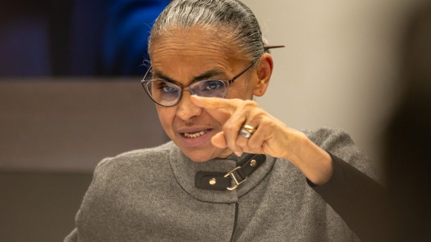 Ministra do Meio Ambiente Marina Silva na Comissão de Agricultura da Câmara dos Deputados (Foto: Brenno Carvalho / Agência O Globo)