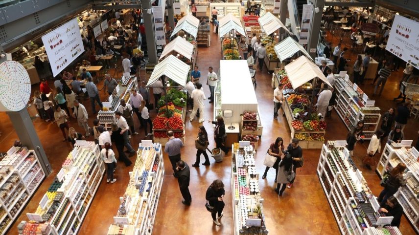 Unidade do centro de gastronomia Eataly, em São Paulo — Foto: Divulgação