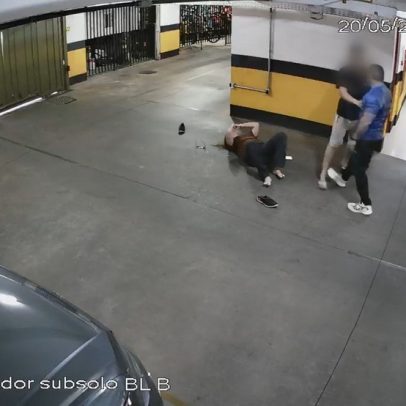 Sargento da PM do DF é filmado agredindo mulher durante briga de trânsito em Taguatinga