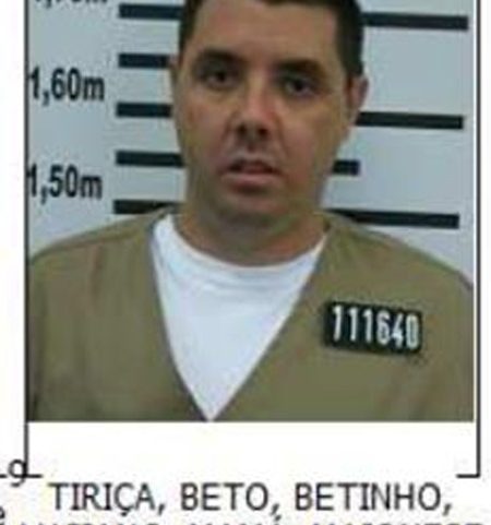 Roberto Soriano, conhecido como "Tiriça", integrante do PCC, em foto de 2013 (Foto: Divulgação/SSP-SP)