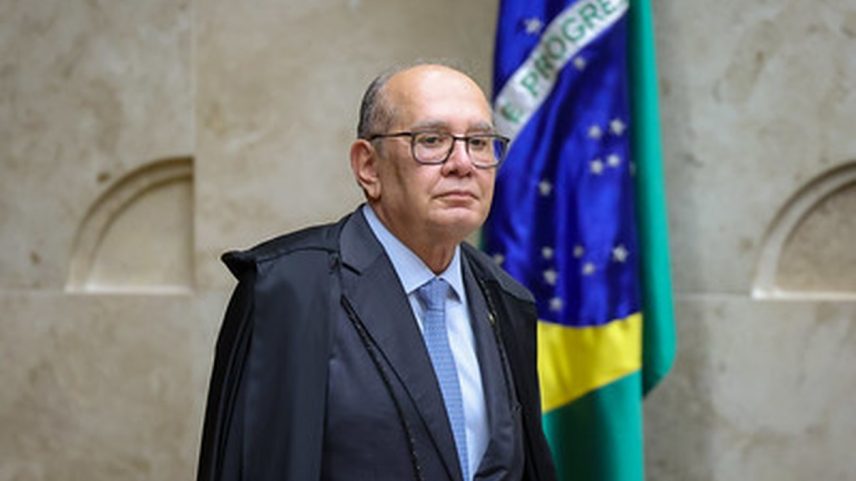 Ministro Gilmar Mendes, durante sessão do STF (Foto: Gustavo Moreno/STF/04-12-2024)