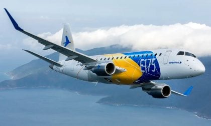 Aeronave da Embraer. (Foto: Ricardo Beccari/Embraer)