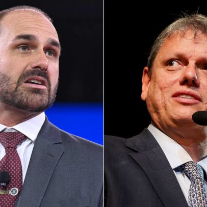 Eduardo Bolsonaro tenta desestabilizar Tarcísio em aproximação com Trump