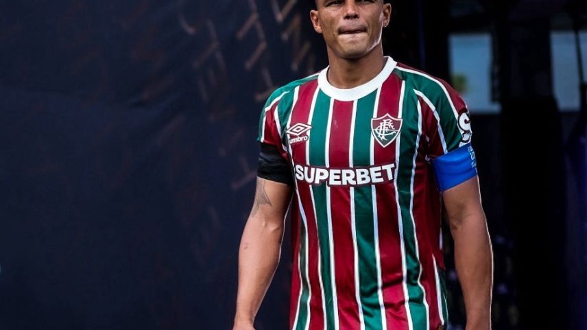 Thiago Silva, capitão do Fluminense (Foto: Reprodução/Twitter)