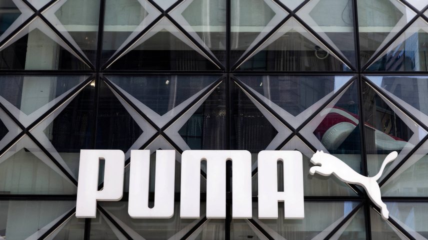 Logo da Puma em loja de Nova York, nos Estados Unidos (Foto: Kylie Cooper/Reuters)