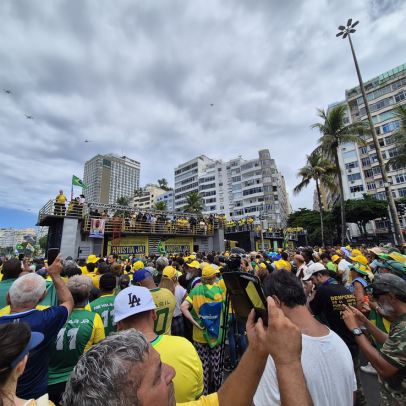 PM do RJ faz estimativa polêmica sobre público em ato de Bolsonaro