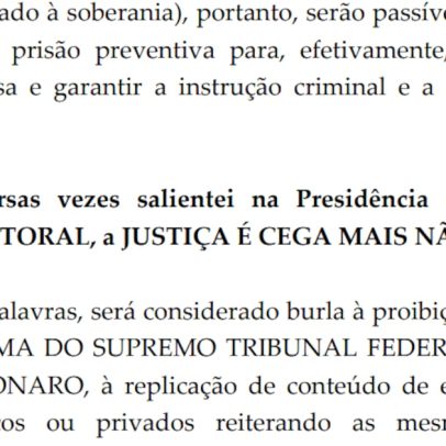 Moraes critica defesa de Bolsonaro e reafirma imparcialidade da Justiça
