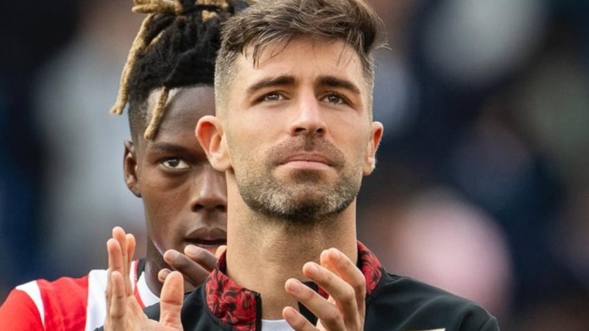 Yeray Álvarez foi suspenso por ter testado positivo em exame antidoping; atleta alega uso de medicação contra queda de cabelo após tratar câncer (Foto: Reprodução)