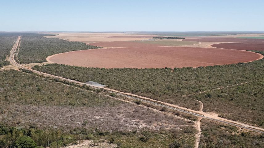 Traçado da Fiol, que corta todo o estado da Bahia, tem previsão ser elo de integração logística com polos de produção agrícola do Centro-Oeste (Foto: Alan Santos - 11.set.2020/Presidência da República)