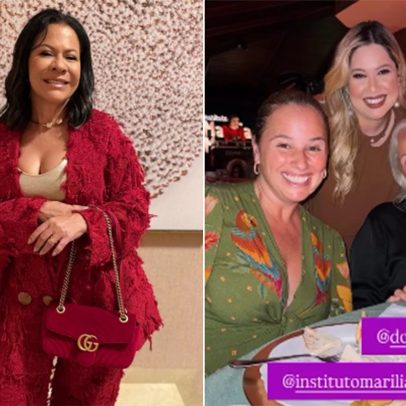 Dona Ruth participa de evento após perder a guarda provisória dos filhos