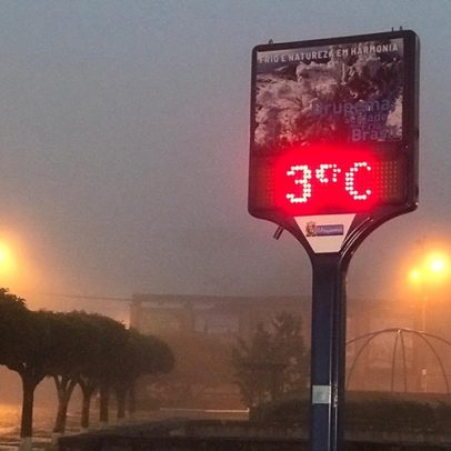 Frio intenso atinge Curitiba e outros estados com mínimas de até 3ºC nesta sexta-feira