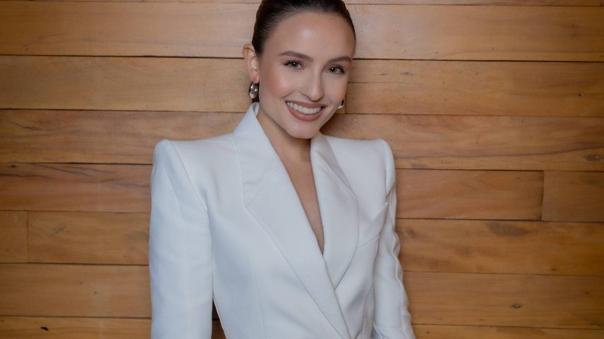 Larissa Manoela durante o lançamento da novela das seis 'Êta Mundo Melhor!' em São Paulo (Foto: Ronny Santos/Folhapress)