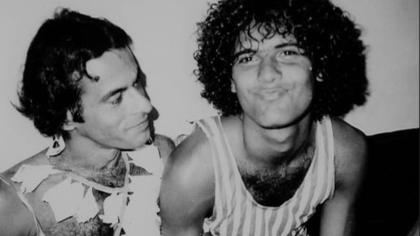 Ney Matogrosso e Cazuza (Foto: Vania Toledo)