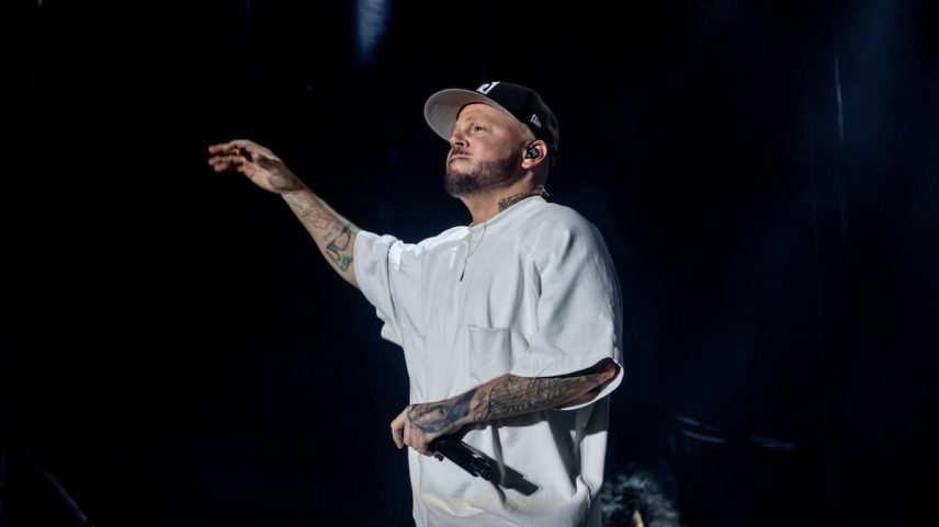 Residente no Alma Festival do Parque Enrique Tierno Galván, dentro de sua turnê ‘As Letras Não Importam’, em junho de 2025. (Foto: Europa Press via Getty Images)