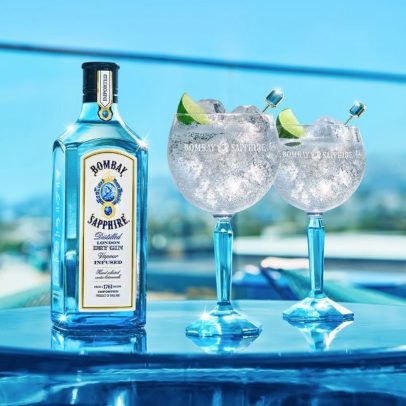 Gin Bombay Sapphire lança drinques autorais em bares do Rio de Janeiro