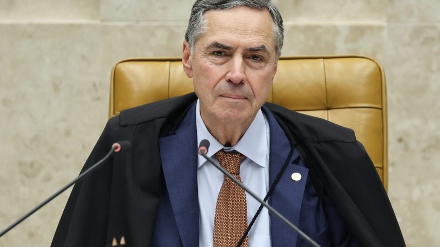 Presidente do STF, ministro Luís Roberto Barroso, durante plenária em 12 de junho de 2025 (Foto: Ton Molina/STF)